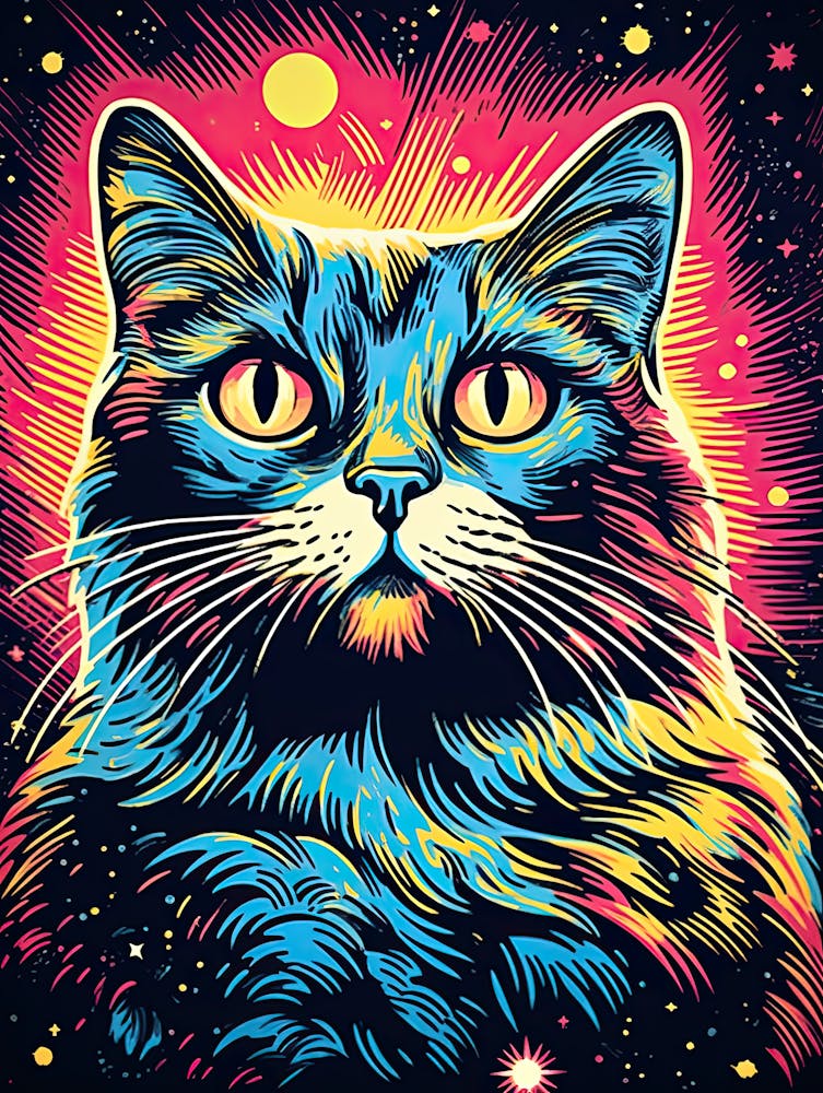 Galactic Furluminati, Psychedelic Cats series