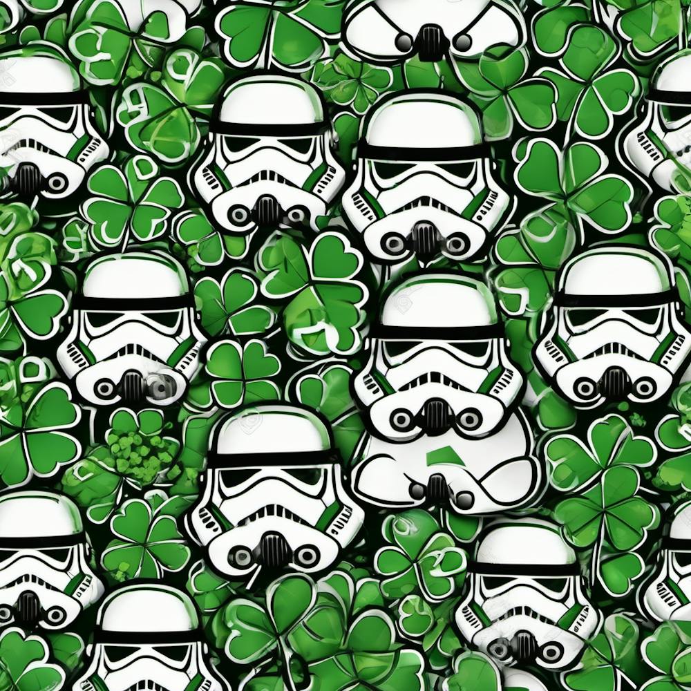 Stormtroopers in shamrocks