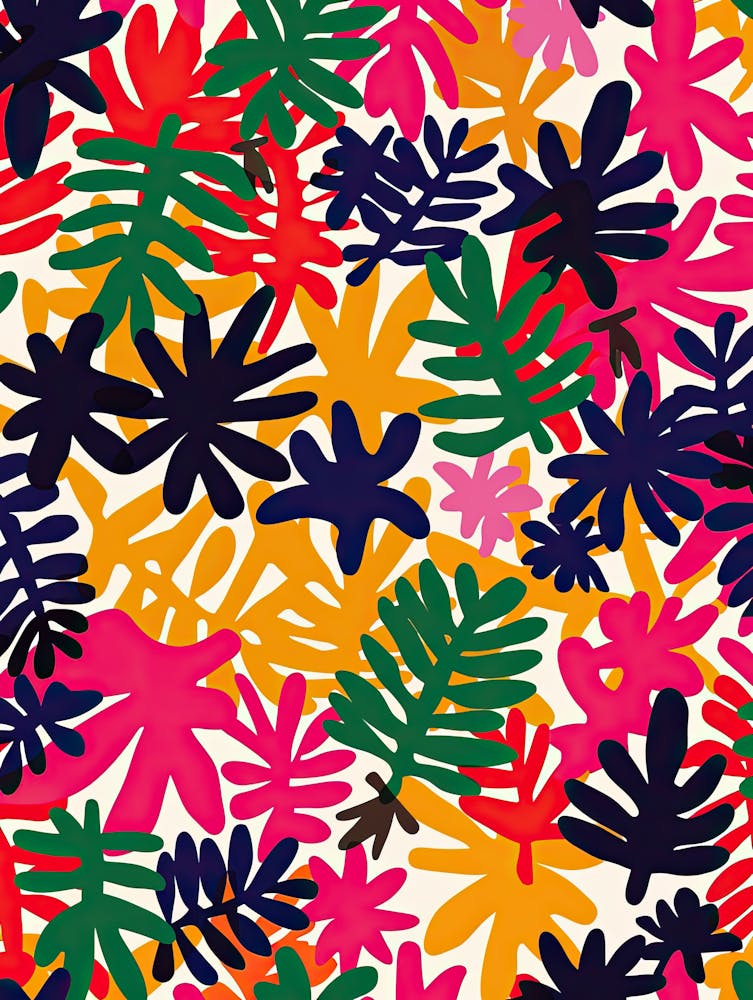 Feuillage Enchanté Style Matisse