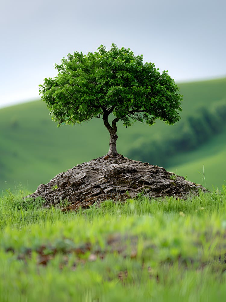 Lone Tree On A Hill