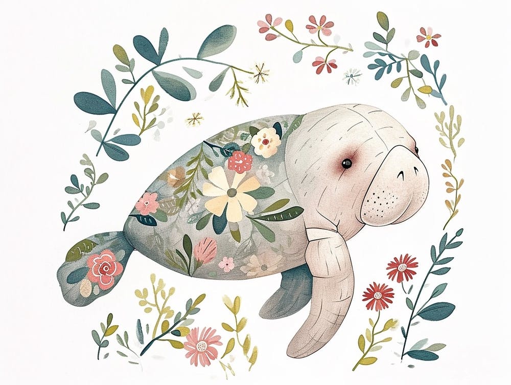 Little Floral Manatee 2