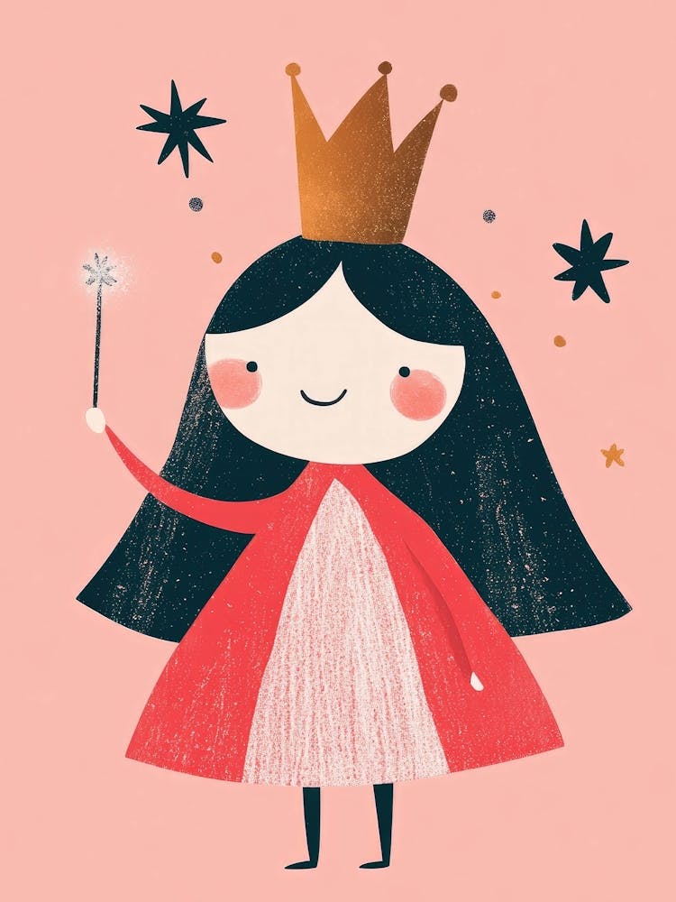 Little Princess With Wand