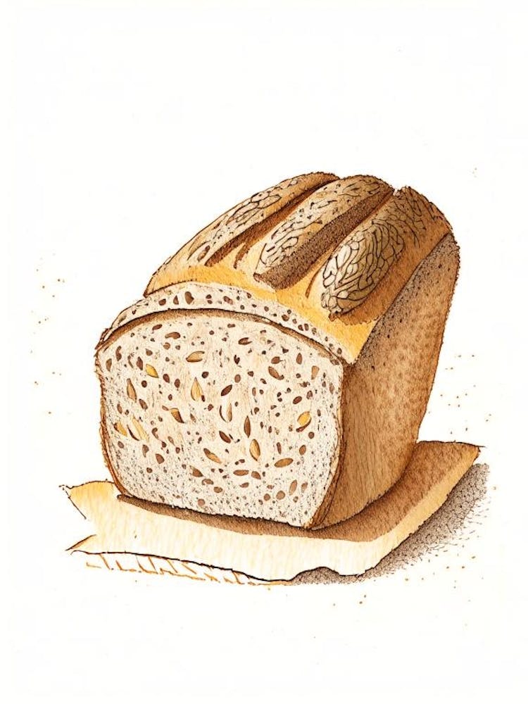 Keimlingsbrot Backware Quentin Blake Illustration 2