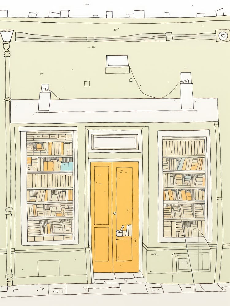 Marseille Der Bücherwinkel Pastellfarben 1