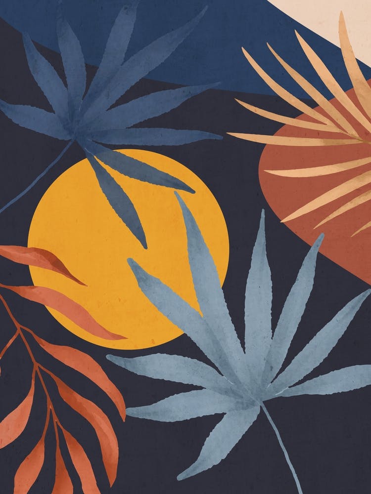 Abstract Tropical Leaves 2