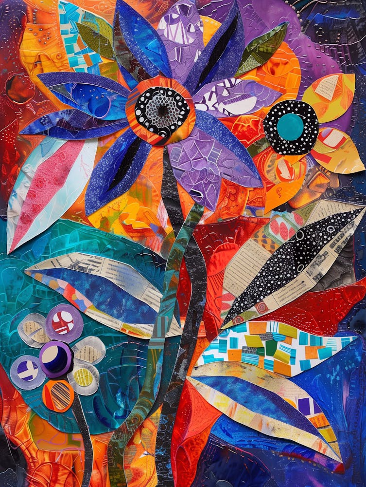 Abstract Flower Painting 5