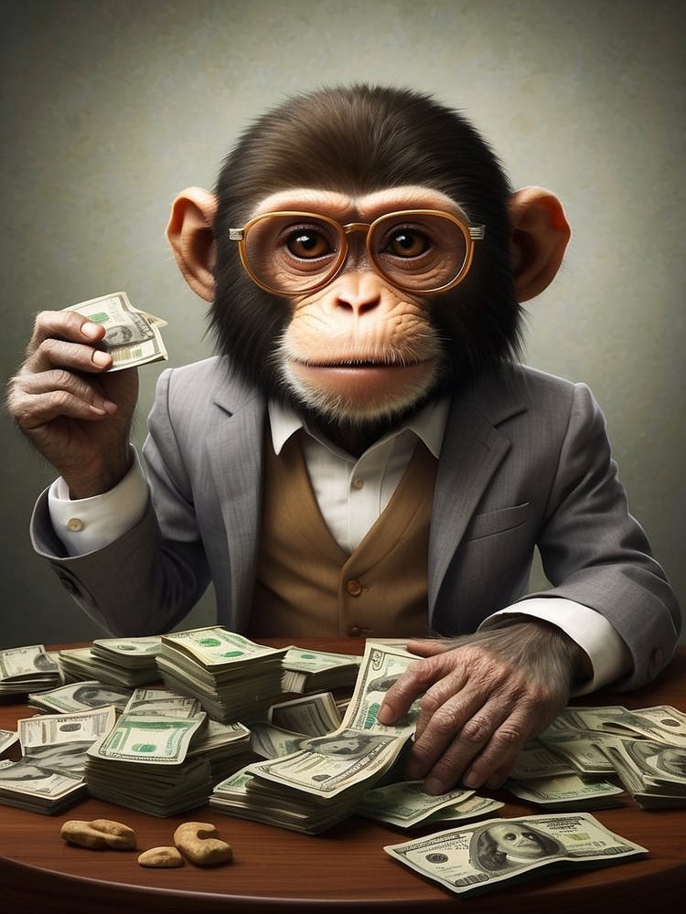 Monkey With Money