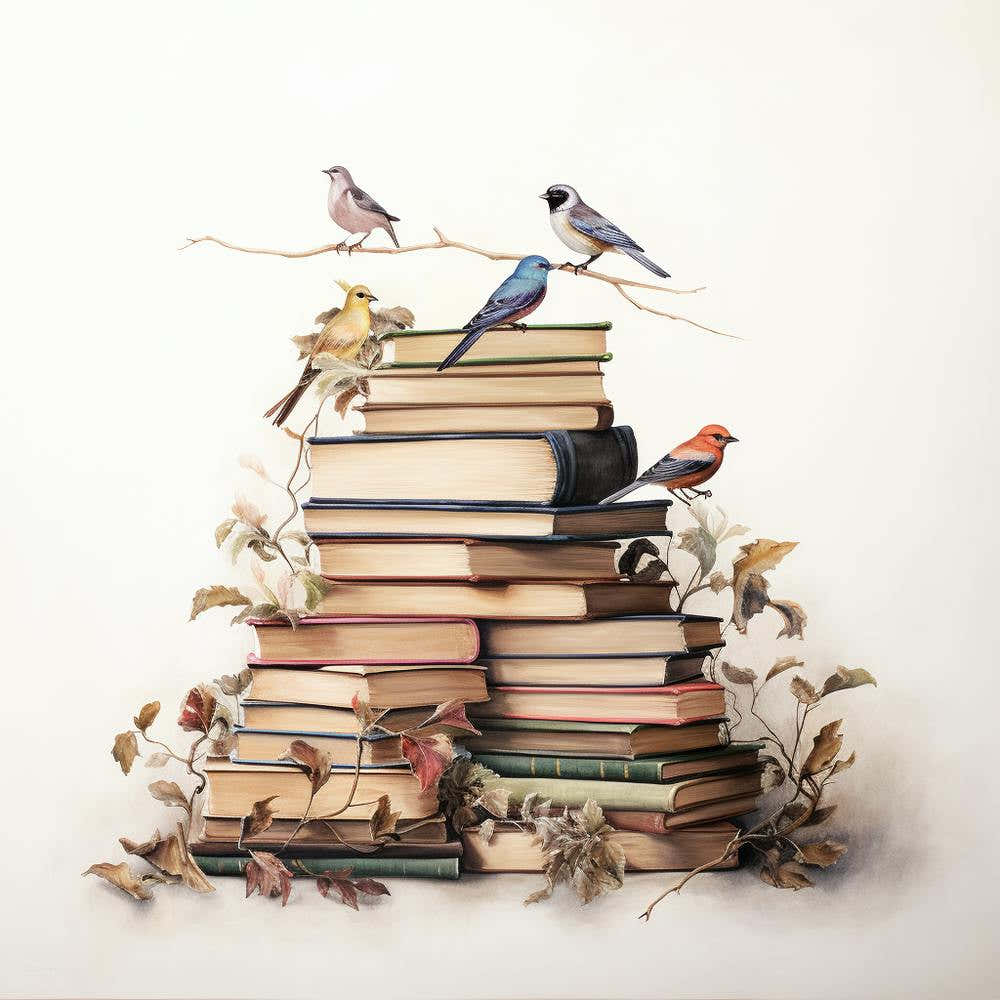 Birds On Books 1