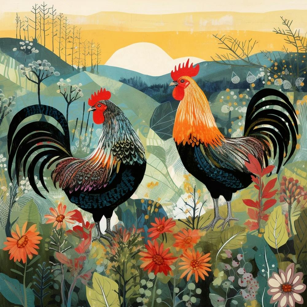 Bird In Nature Chicken 6