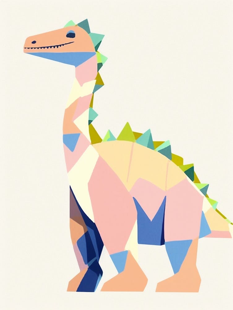 Nursery Dinosaur Art Iguanodon 1