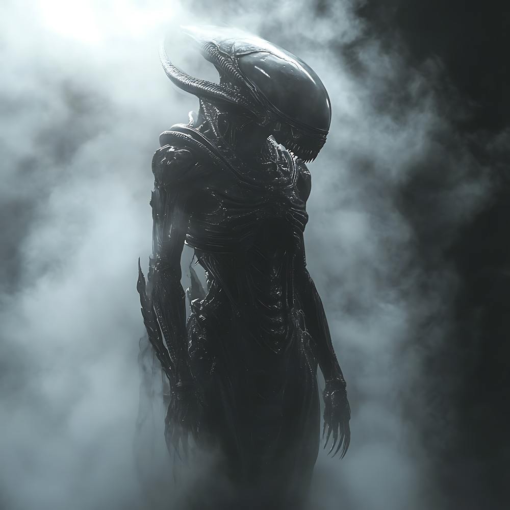 Alien, das aus den Schatten auftaucht 5