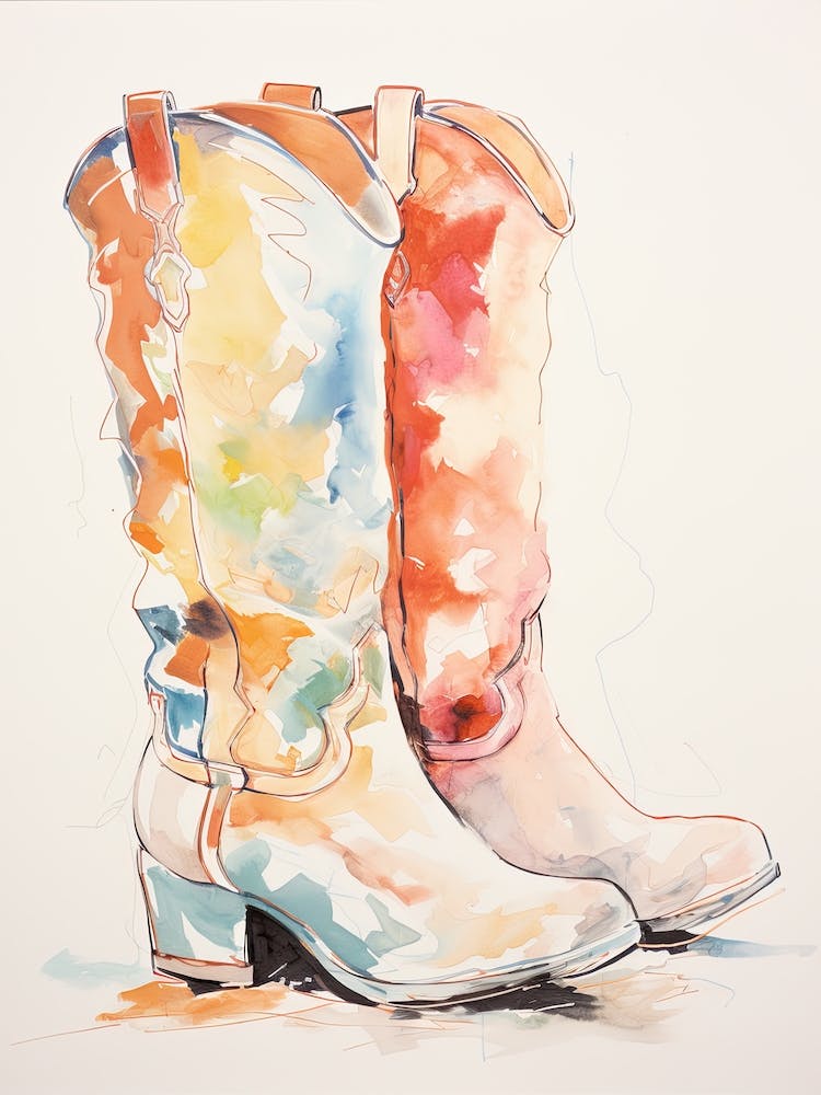 Colorful Western Boots