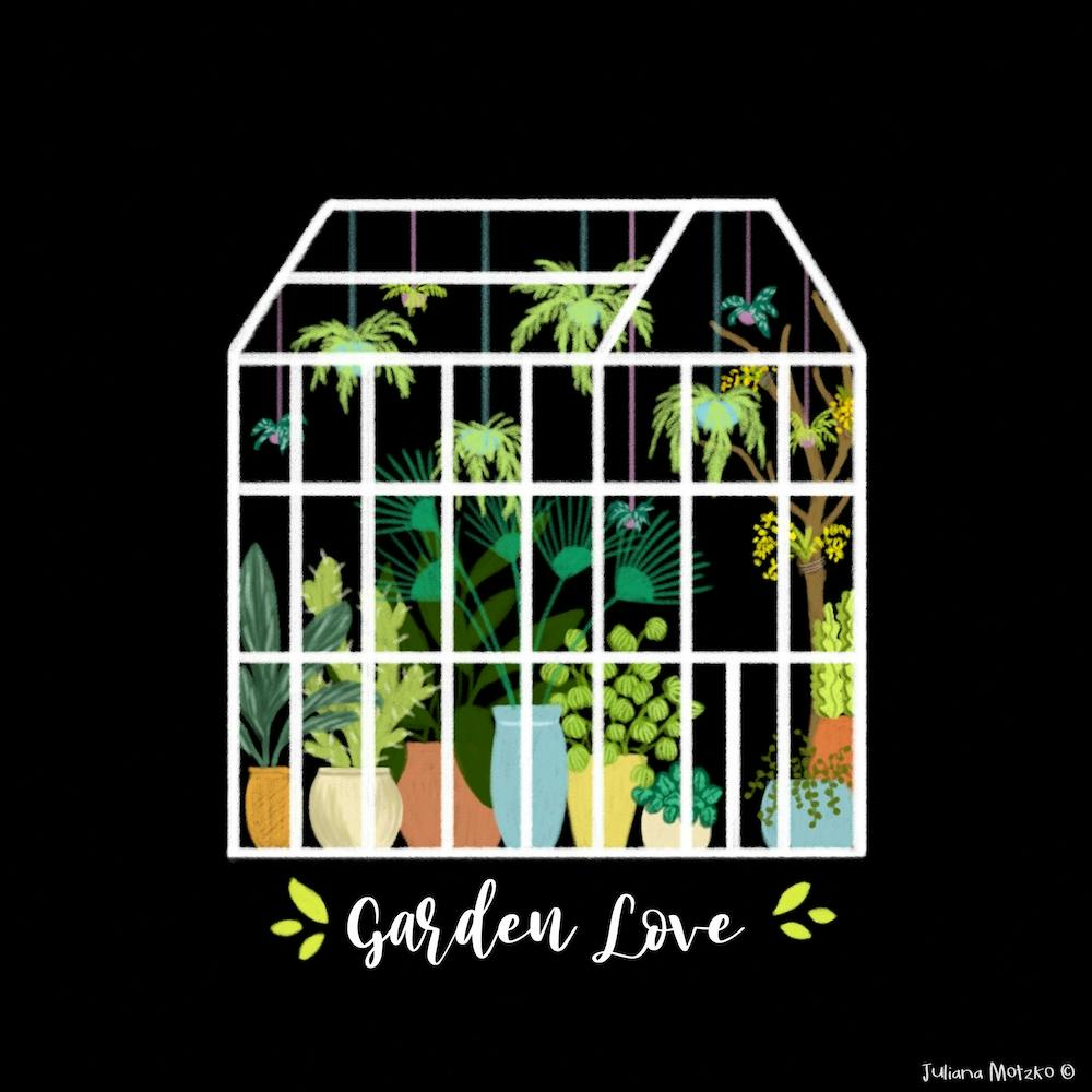 Greenhouse Love Garden Square