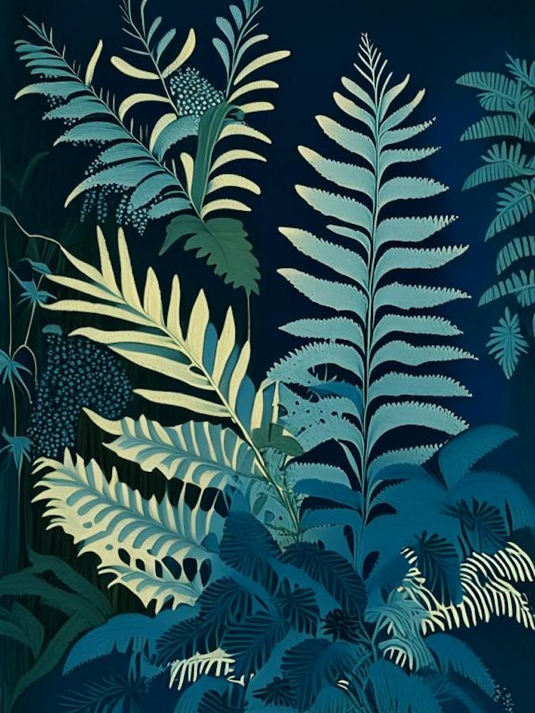 Blausternfarn – Rousseau inspiriert