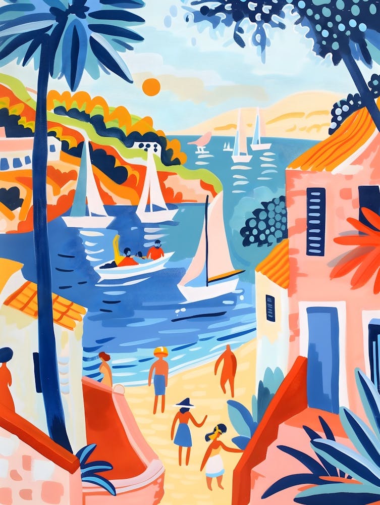 Matisse Inspired, St Michael, Fauvism Style