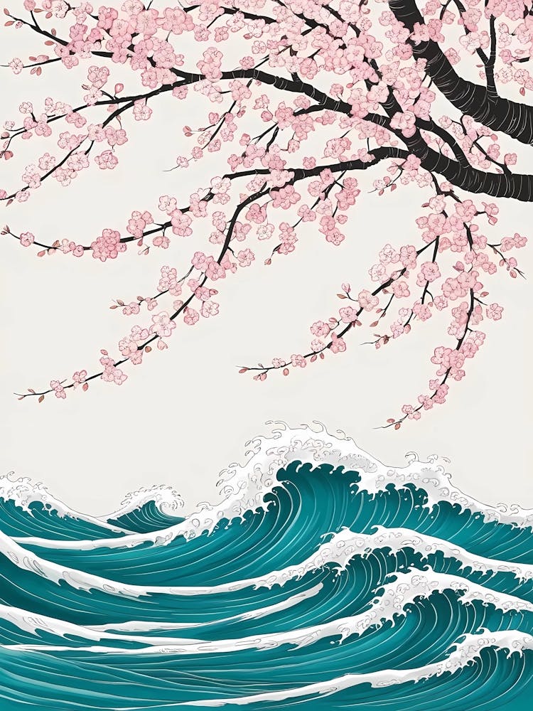 Cherry Blossoms On A Tree
