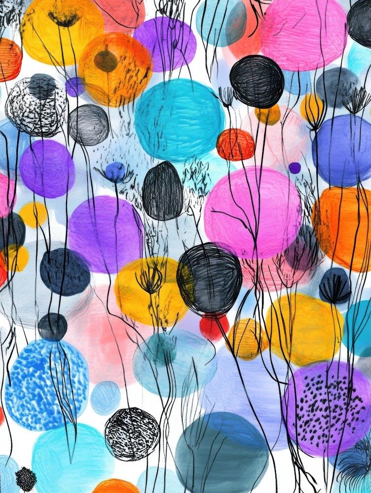 Abstract Flower Pattern