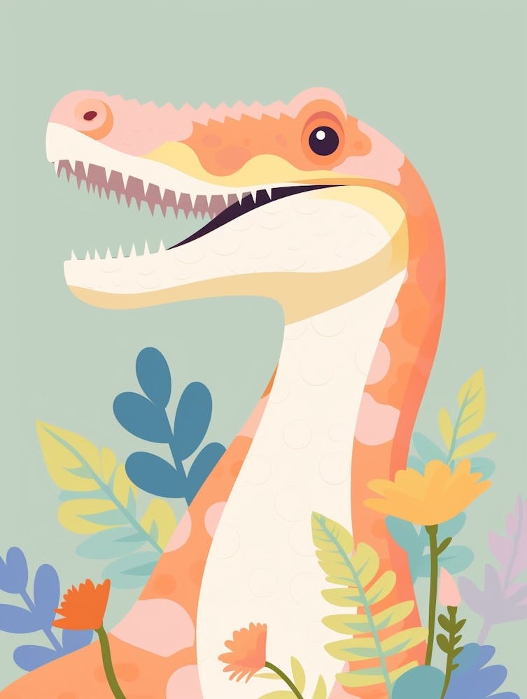 Colourful Dinosaur Elasmosaurus 2