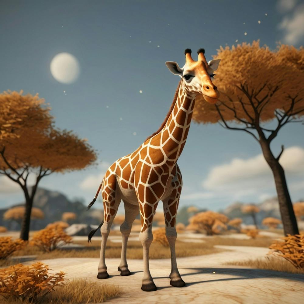 Default Default Retro Giraffe For Defferent Seasons Aestethic 0