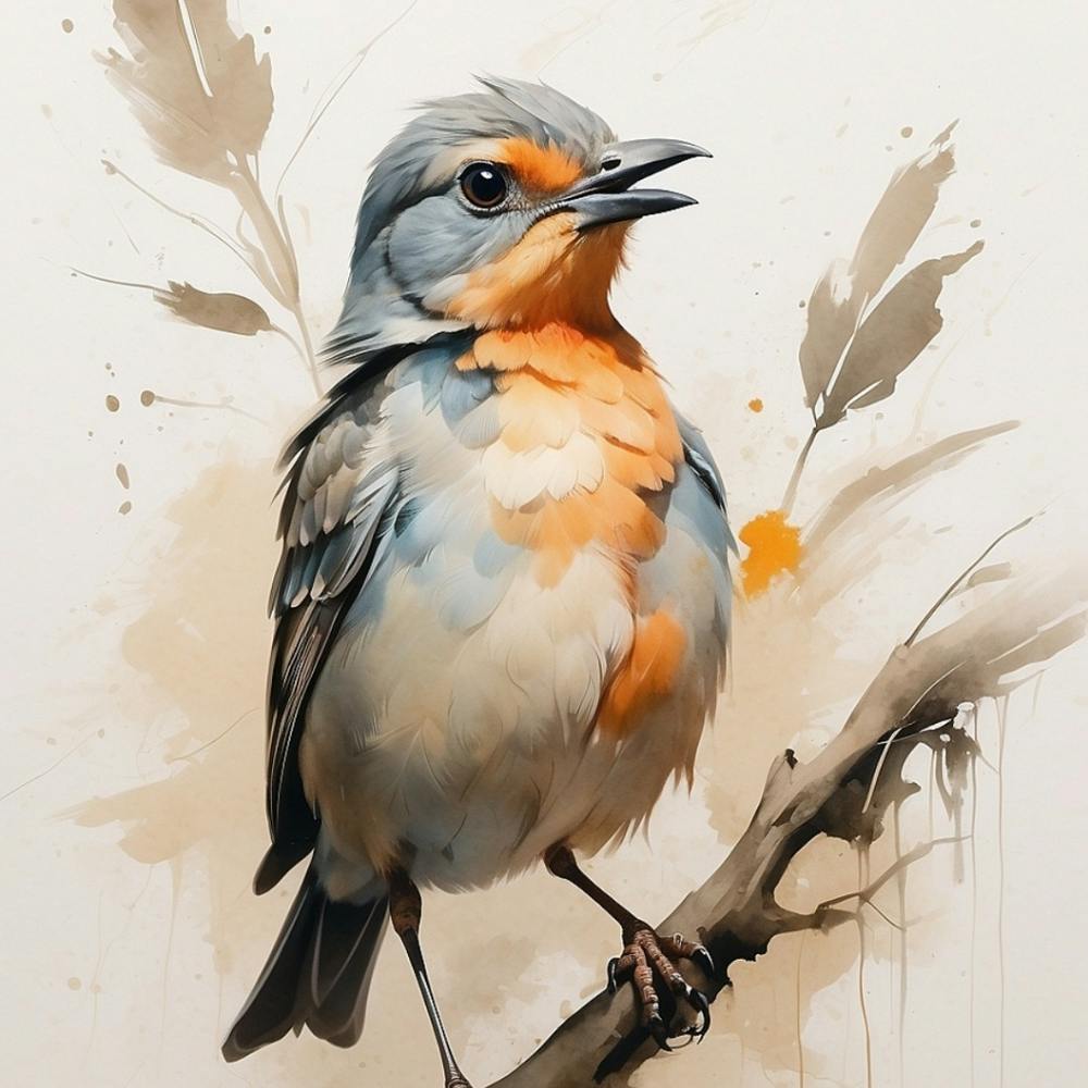 Bird On A Branch