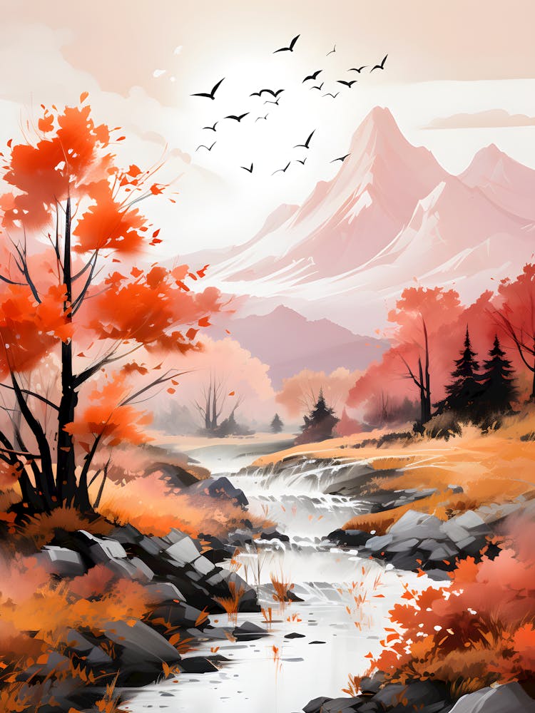 Aurora Ascent Birds Soaring Towards Dawn S Light