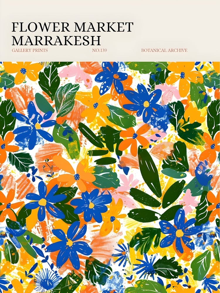 Flower Market Marrakesh