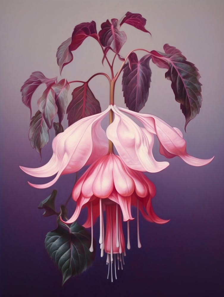 Florale Illustration Fuchsia 4
