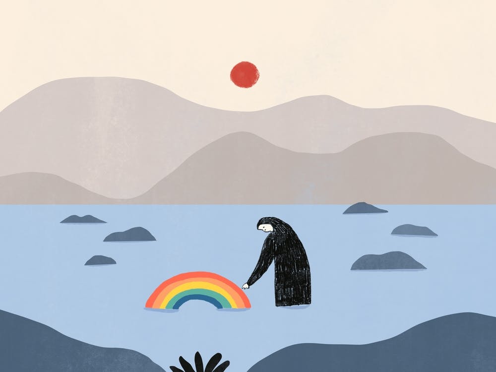 Rainbow In The River