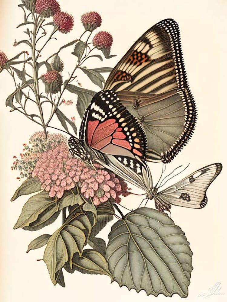 Butterfly In Migration Andy Warhol Inspired 1