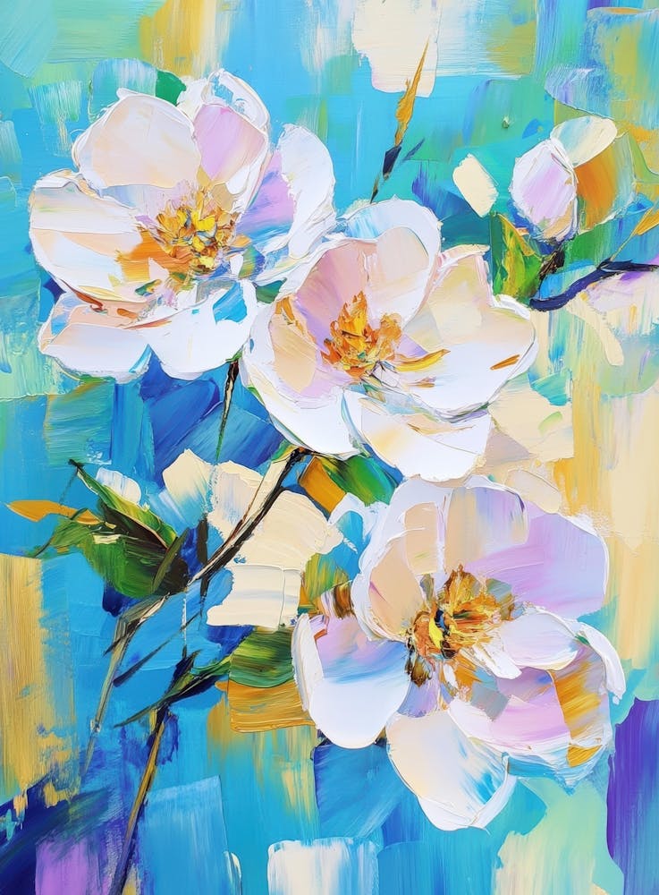 Weiße Blumen 8