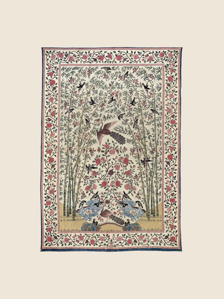 Vintage Bird Textile