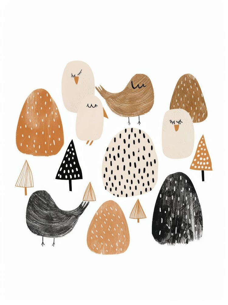 Birds In The Forest 1