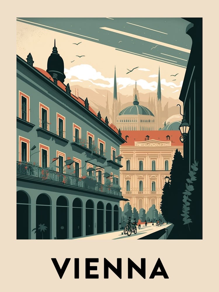 Vienna Vintage Travel Poster