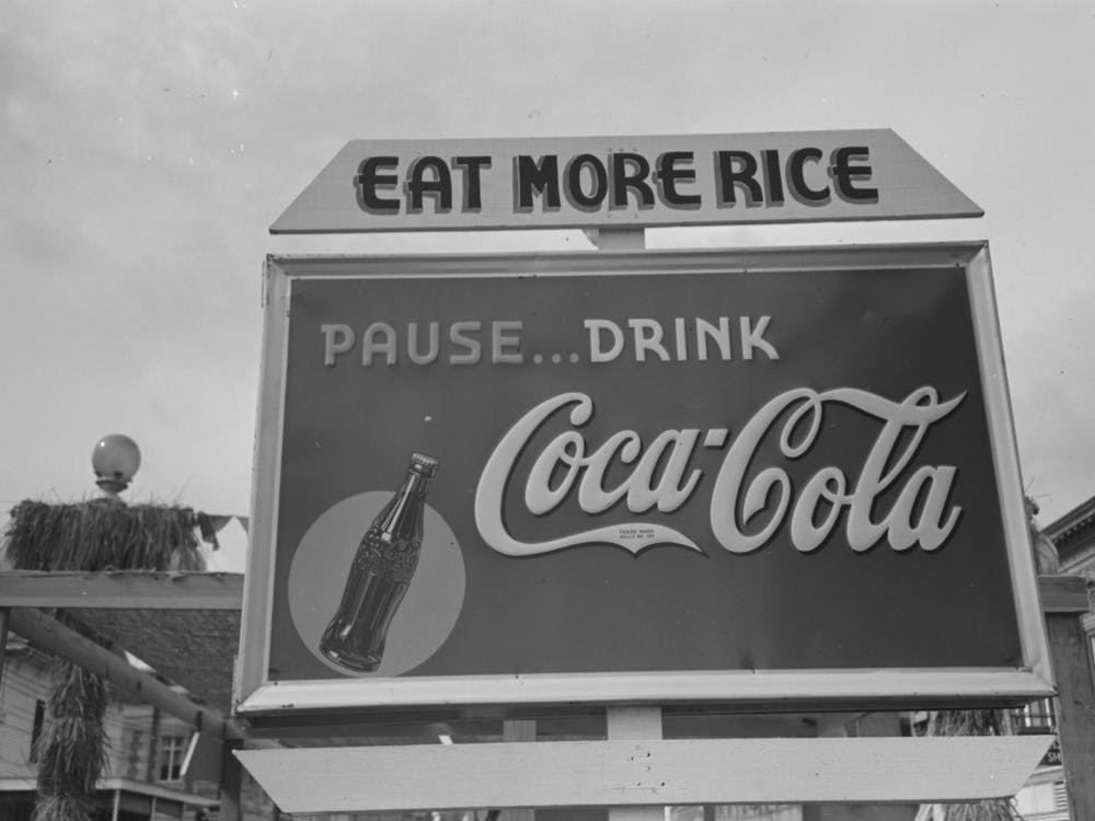 Sign, Crowley, Louisiana By Russell Lee