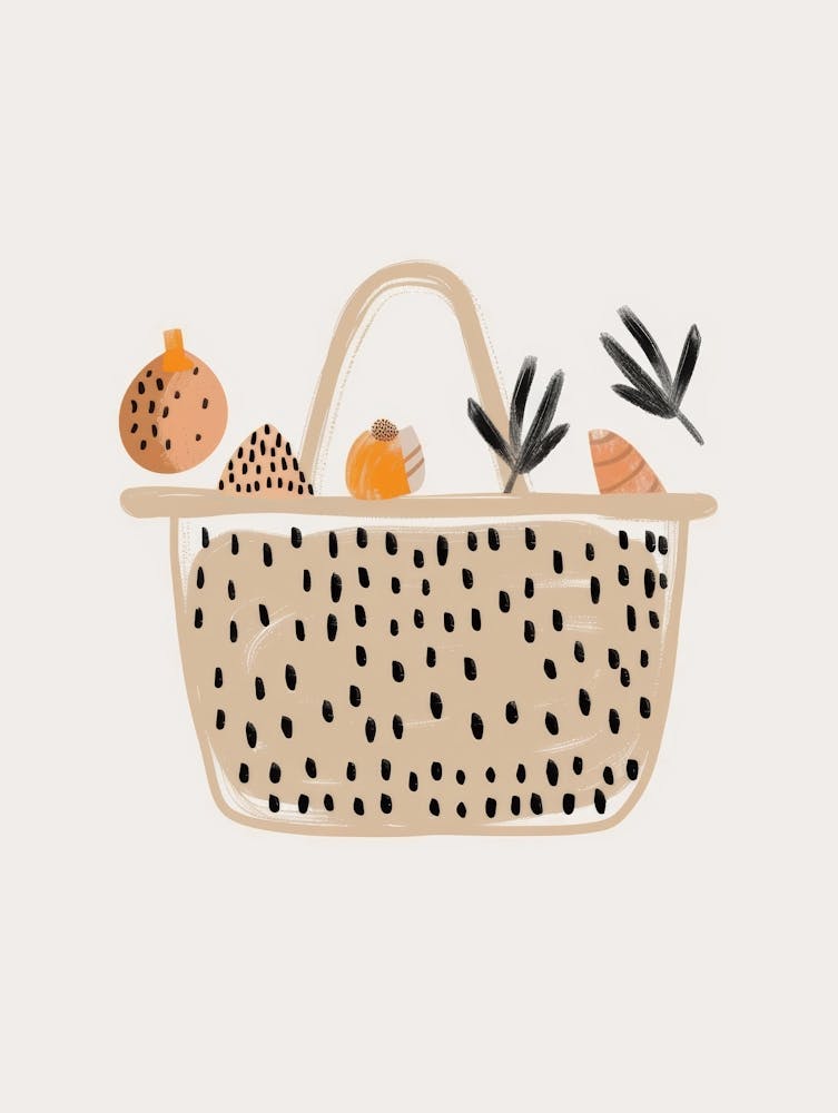 Basket Of Vegetables 1