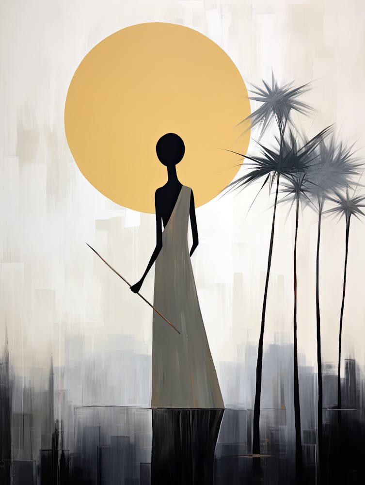 Celestial Whisper, Boho Art Style