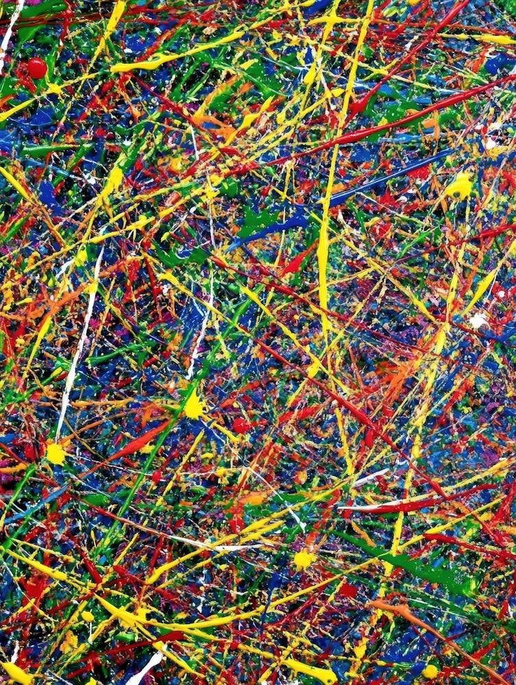 Abstract Chaos Painting