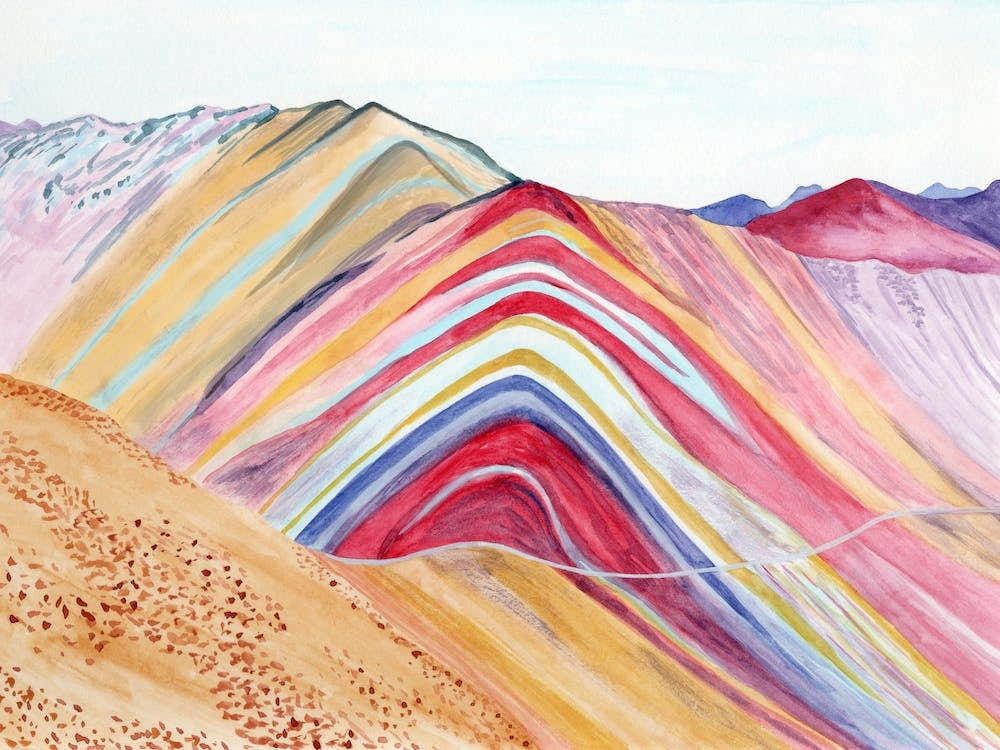 Rainbow Mountain, Peru