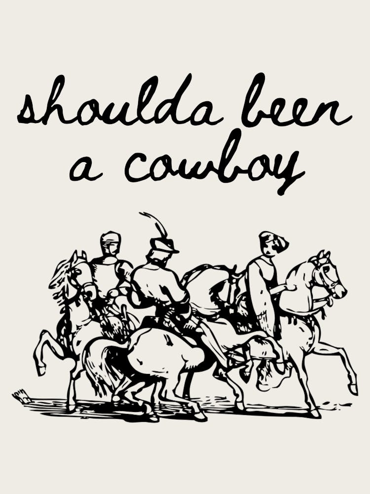 Shoulda Been a Cowboy Black