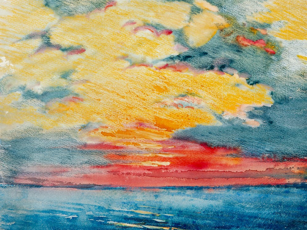 Sunset Over The Ocean 12