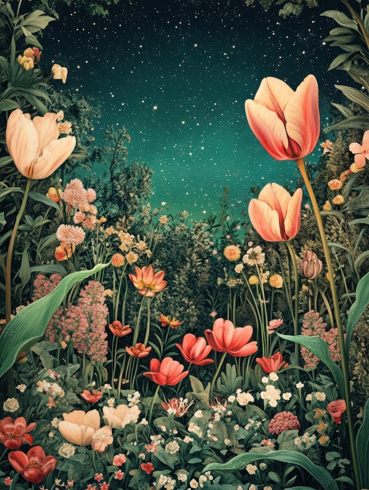 Tulips In The Garden 11