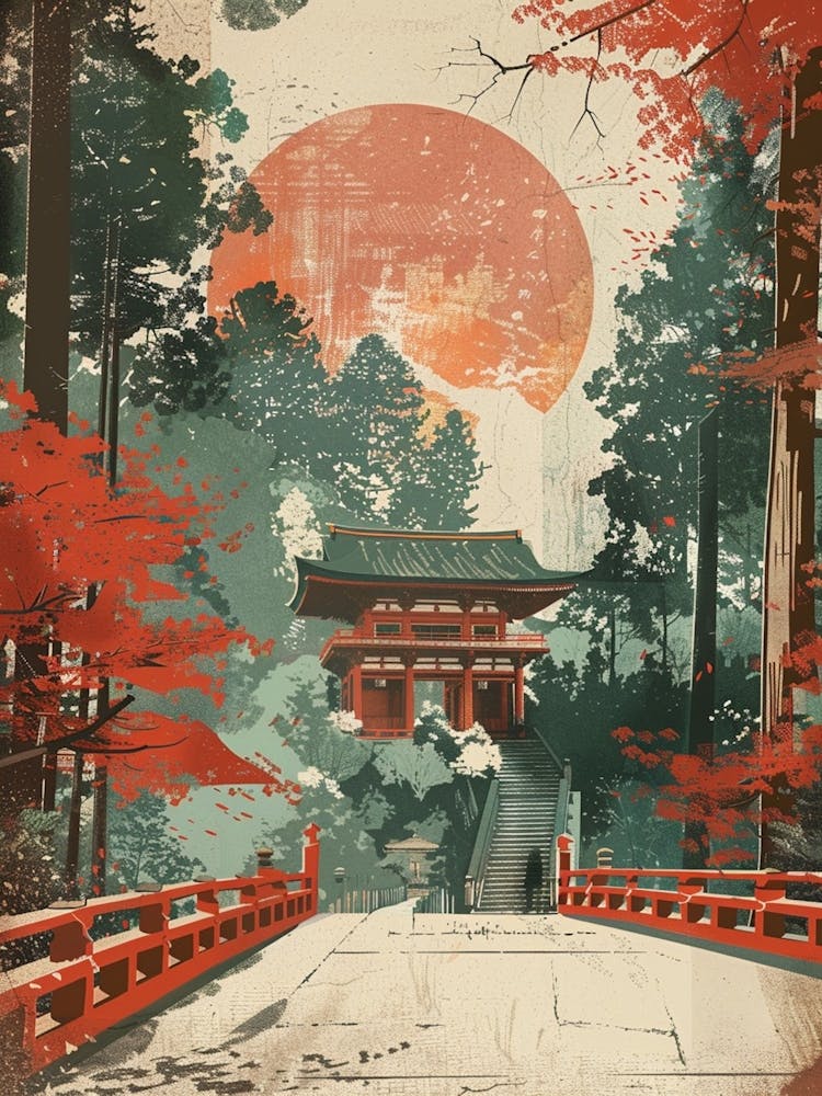 Nikko Toshogu Shrine Mid Century Modern 3