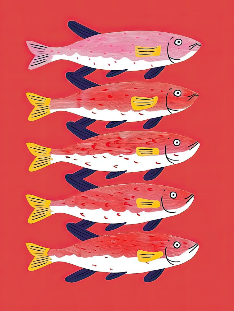 Underwater Artistry Fish Poster