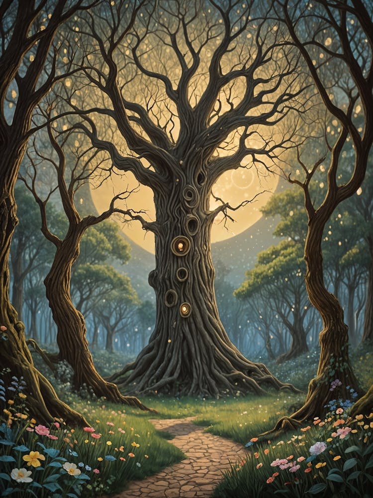 Moonlit Tree