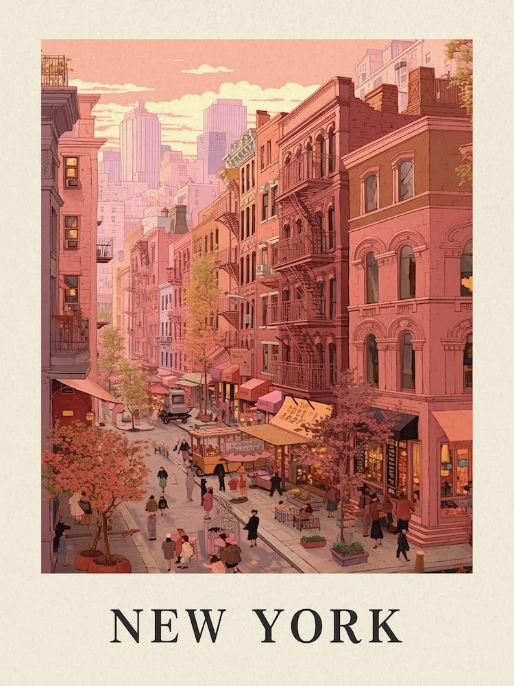 Vintage Travel Poster New York 3