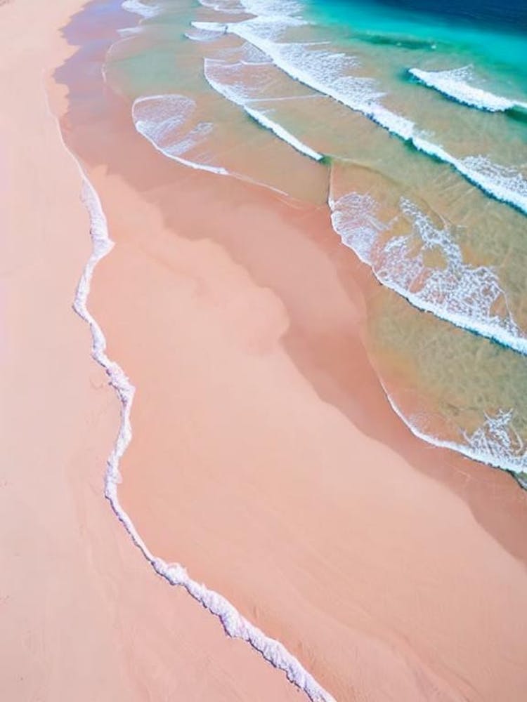 Coral Bay Beach, Australia Rosa Fotografie
