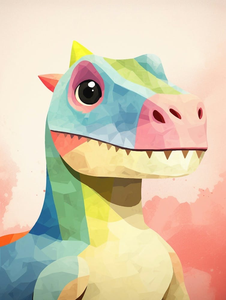 Colourful Dinosaur Sauroposeidon 2