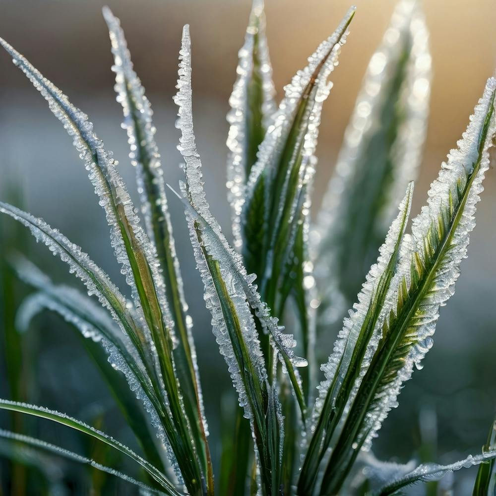 Frost On Grass