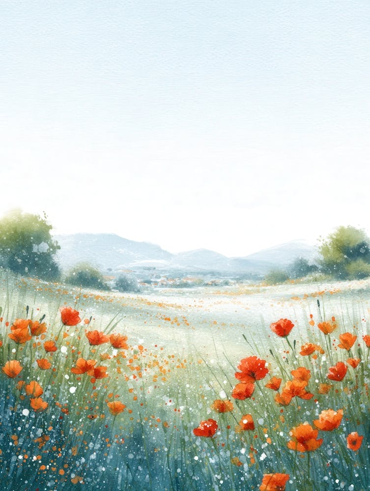 Aihrgdesign Isolated Watercolor Painting Of Countryside Lands C49582f7 19fa 41f9 B344 1120d740950a 3