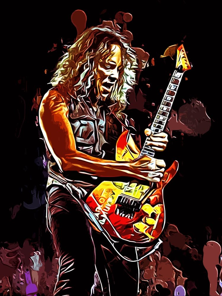 Kirk Hammett metallica band music 5